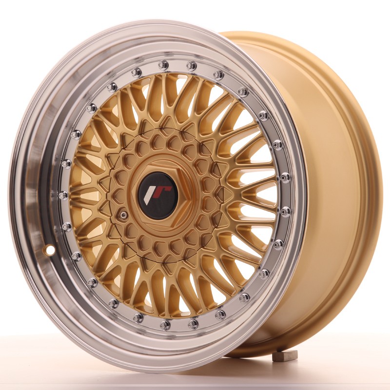 Japan Racing JR9 16x7,5 ET25 4x100/108 Gold w/Machined Lip