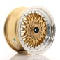 Japan Racing JR9 16x8 ET25 BLANK Gold w/Machined Lip