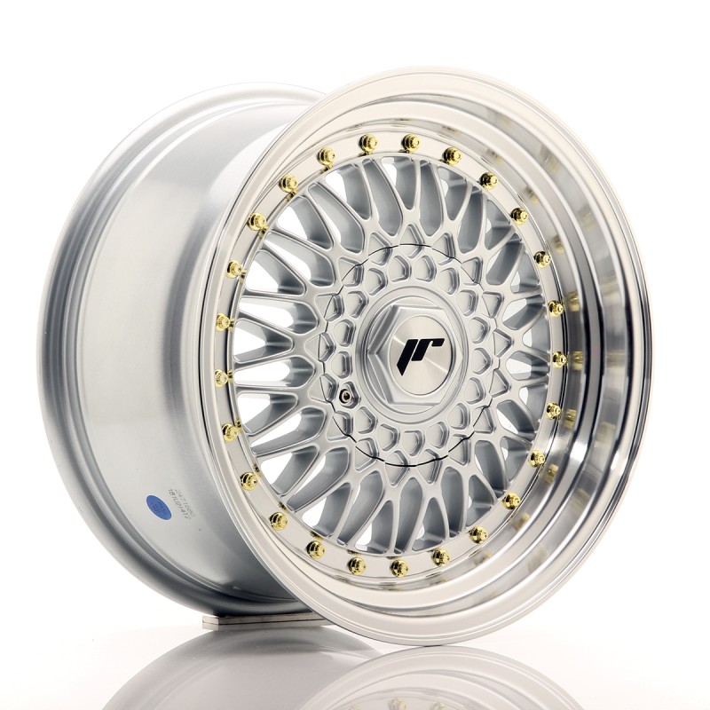 Japan Racing JR9 16x8 ET25 4x100/108 Silver w/Machined Lip