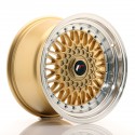 Japan Racing JR9 16x9 ET20 BLANK Gold w/Machined Lip