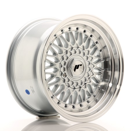 Japan Racing JR9 16x9 ET20 4x100/108 Silver w/Machined Lip+Silver Rivets