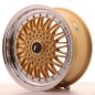 Japan Racing JR9 17x7,5 ET20 4x100/108 Gold w/Machined Lip