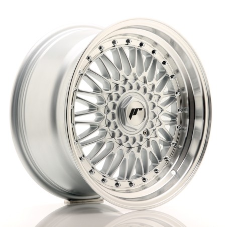 Japan Racing JR9 17x8,5 ET20 5x112/120 Silver w/Machined Lip+Silver Rivets