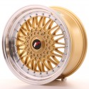 Japan Racing JR9 17x8,5 ET35 5x112/120 Gold w/Machined Lip