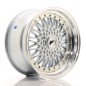 Japan Racing JR9 17x8,5 ET20-35 BLANK Silver w/Machined Lip