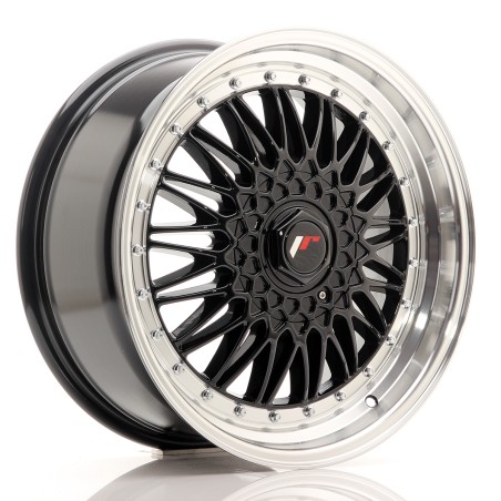 Japan Racing JR9 18x8 ET35-40 BLANK Gloss Black w/Machined Lip