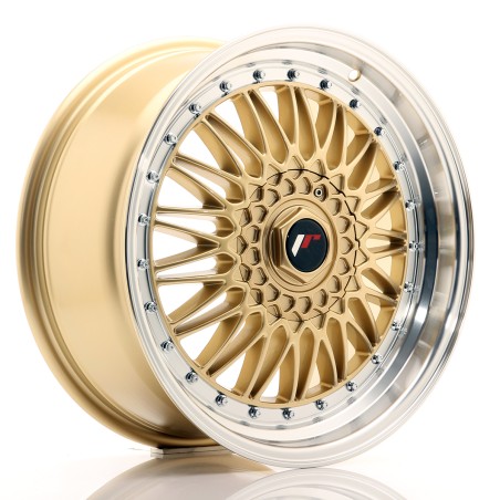 Japan Racing JR9 18x8 ET35-40 BLANK Gold w/Machined Lip