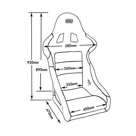 Racingseat fiberglass Model: Drift 1