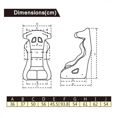Beltenick RST900 Bucket Seat