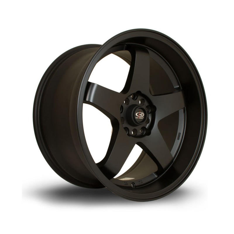 Llanta Rota GTR-D 18x9.5 5x114 FBlack