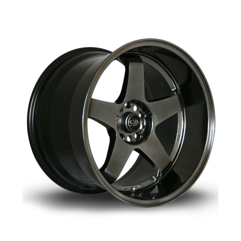 Llanta Rota GTR-D 18x12 5x114 HBlack