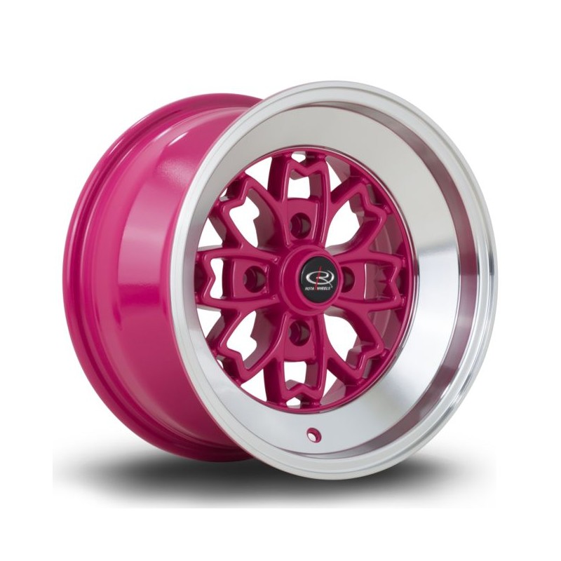 Llanta Rota Aleica 15x8 4x100 RLPink