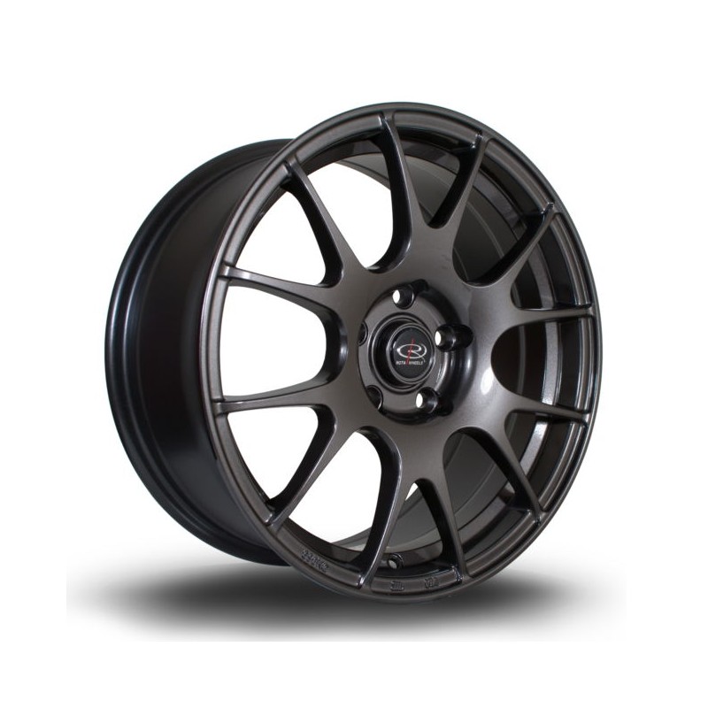 Llanta Rota Blitz 17x7.5 4x100 Gunmetal