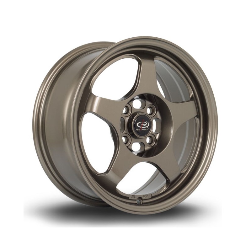 Llanta Rota Slipstream FF10 15x6.5 4x100 Bronze