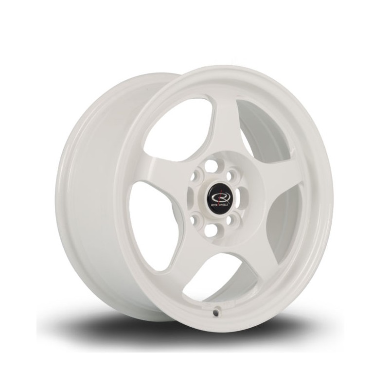 Llanta Rota Slipstream FF10 15x6.5 4x100 White