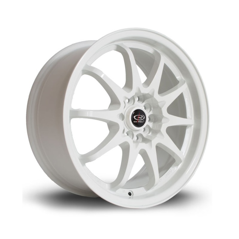 Llanta Rota Fight 17x8 5x100-5x114 White