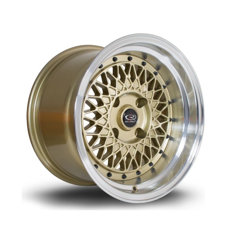 Llanta Rota Wired 15x9 4x114 RLGold