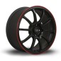 Llanta Rota Force 17x7.5 4x114 FBlackRLip