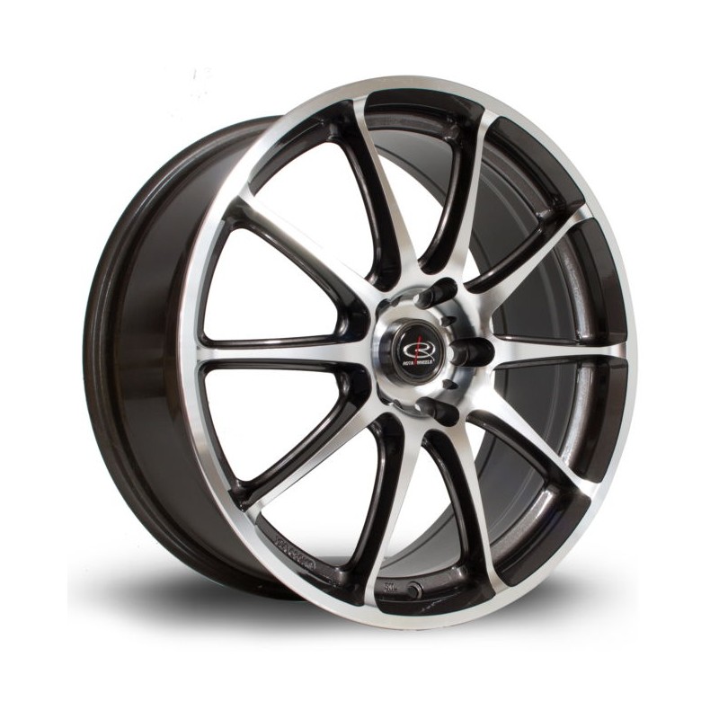 Llanta Rota Gra 18x7.5 5x100 PFGunmetal