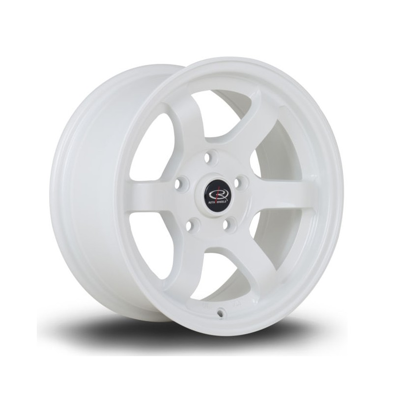 Llanta Rota Grid Max 15x7 5x114 White