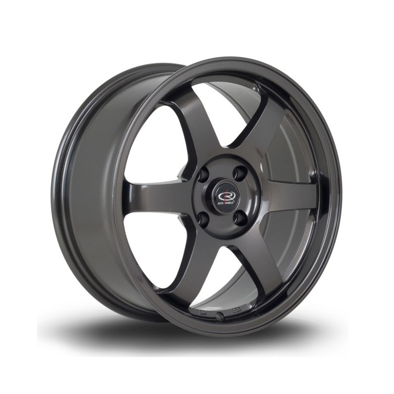 Llanta Rota Grid 2 17x7.5 4x108 Gunmetal