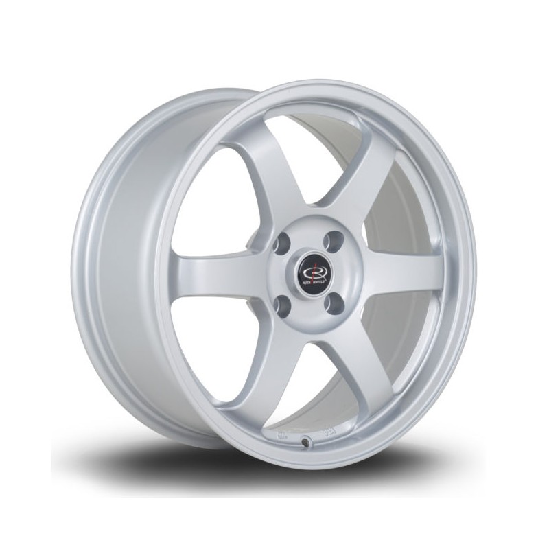 Llanta Rota Grid 2 17x7.5 4x108 Silver