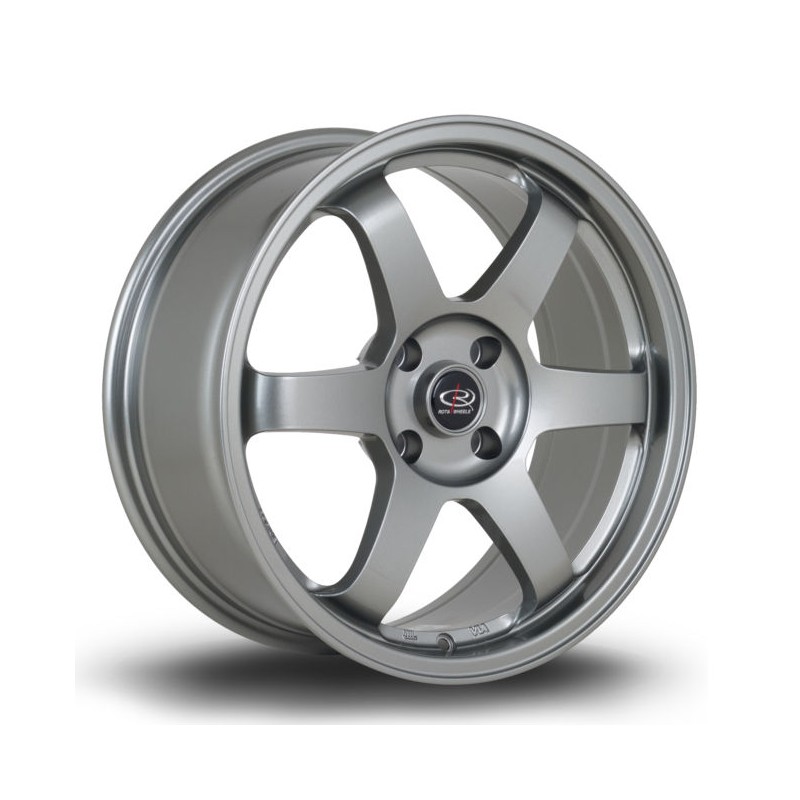 Llanta Rota Grid 2 17x7.5 4x108 Steelgrey