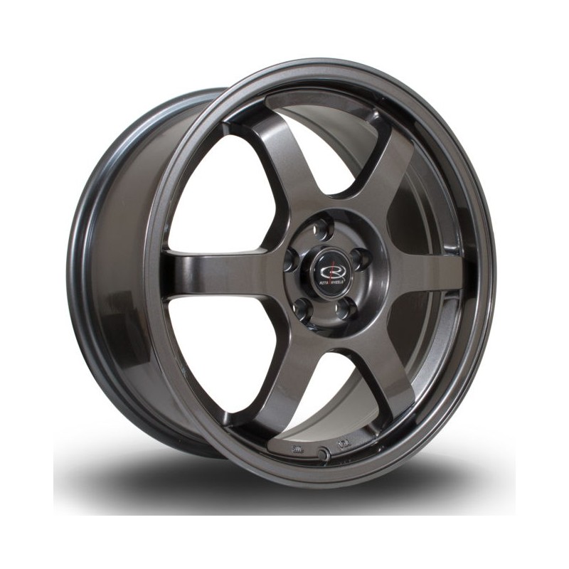 Llanta Rota Grid 17x7.5 4x108 Gunmetal