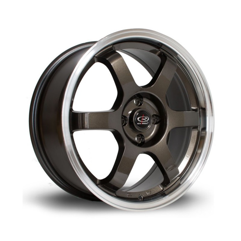 Llanta Rota Grid 17x7.5 4x100 RLGunmetal