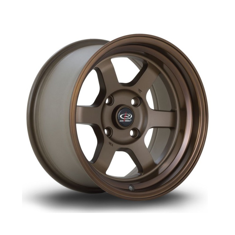 Llanta Rota Grid-V 15x8 4x114 SPBronze