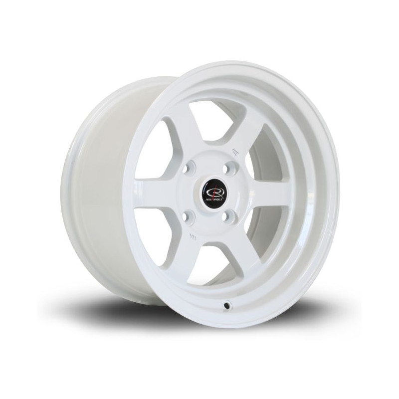 Llanta Rota Grid-V 15x8 4x114 White