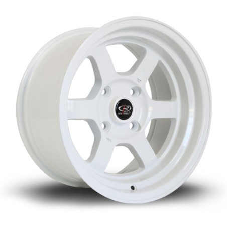 Llanta Rota Grid-V 15x8 4x100 White