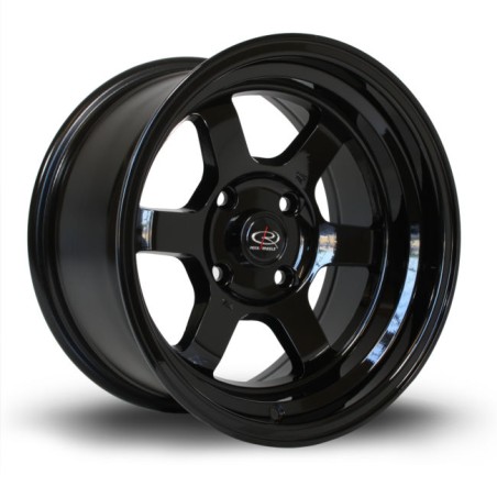 Llanta Rota Grid-V 15x8 4x100 Black