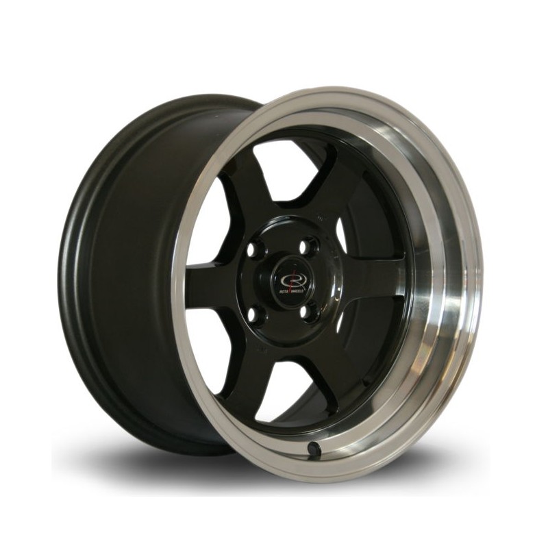 Llanta Rota Grid-V 15x8 4x100 RLGunmetal