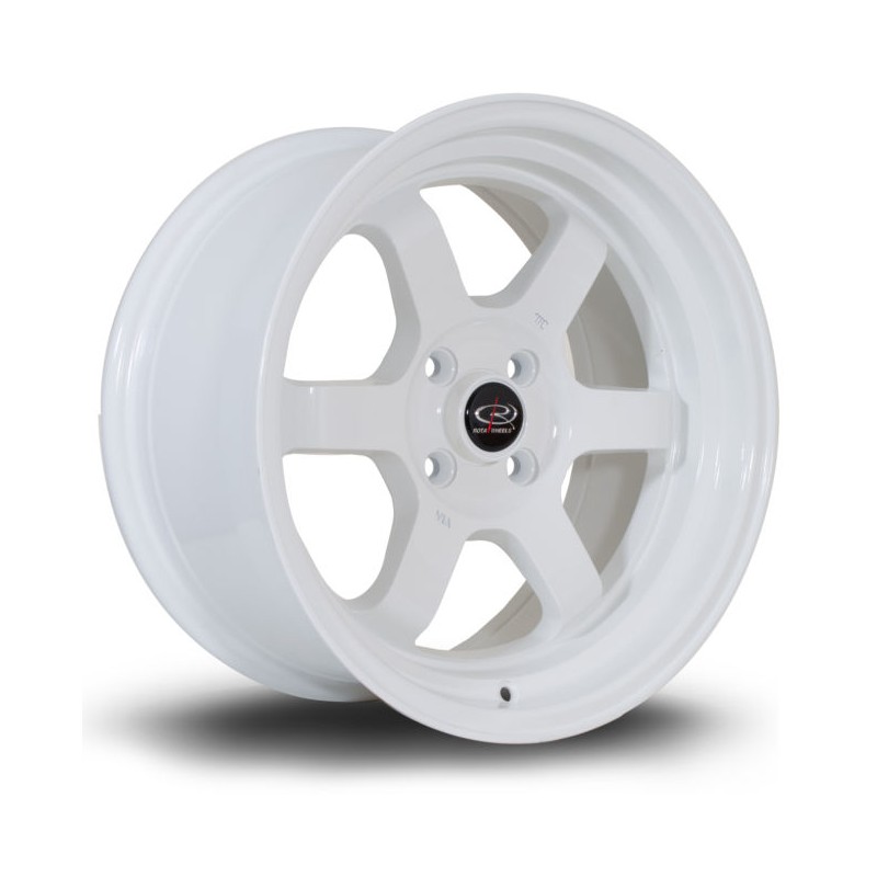 Llanta Rota Grid-V 16x8 4x100 White