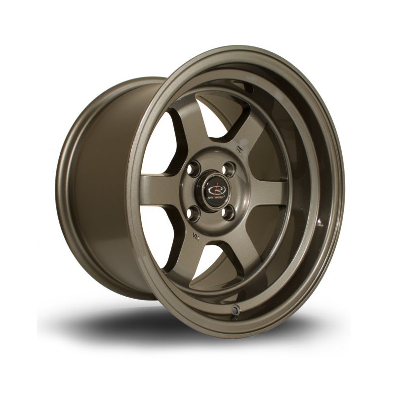 Llanta Rota Grid-V 15x9 4x114 Bronze AE86 Only