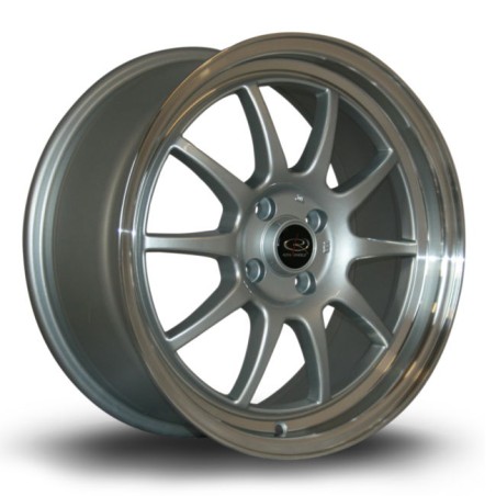 Llanta Rota GT3 17x7.5 4x100 RLSilver