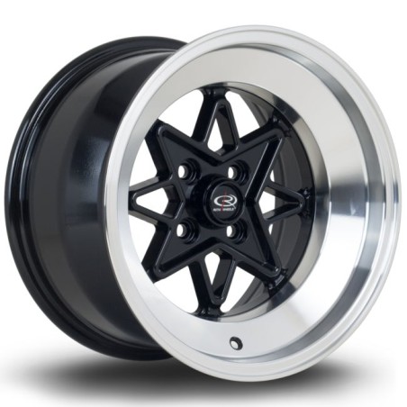 Llanta Rota Hachi 15x9 4x100 RLBlack