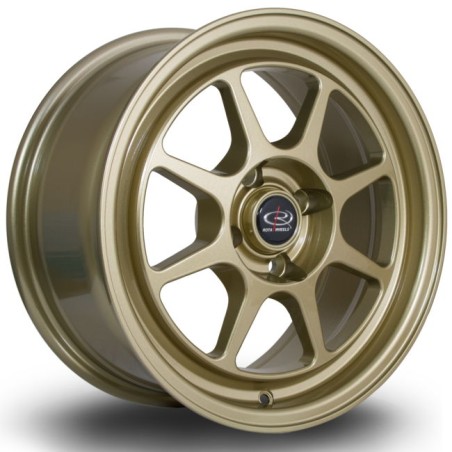 Llanta Rota Spec8 15x7 4x100 Gold