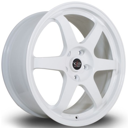 Llanta Rota Grid 19x8.5 5x120 White Civic Type R Only