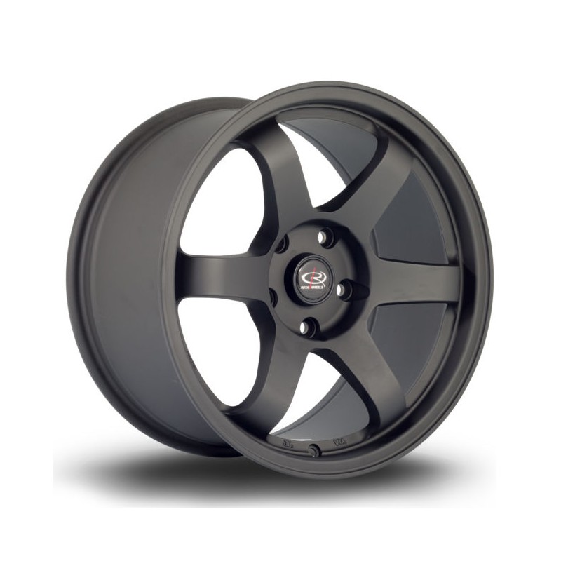 Llanta Rota Grid 17x9 4x100 FBlack2