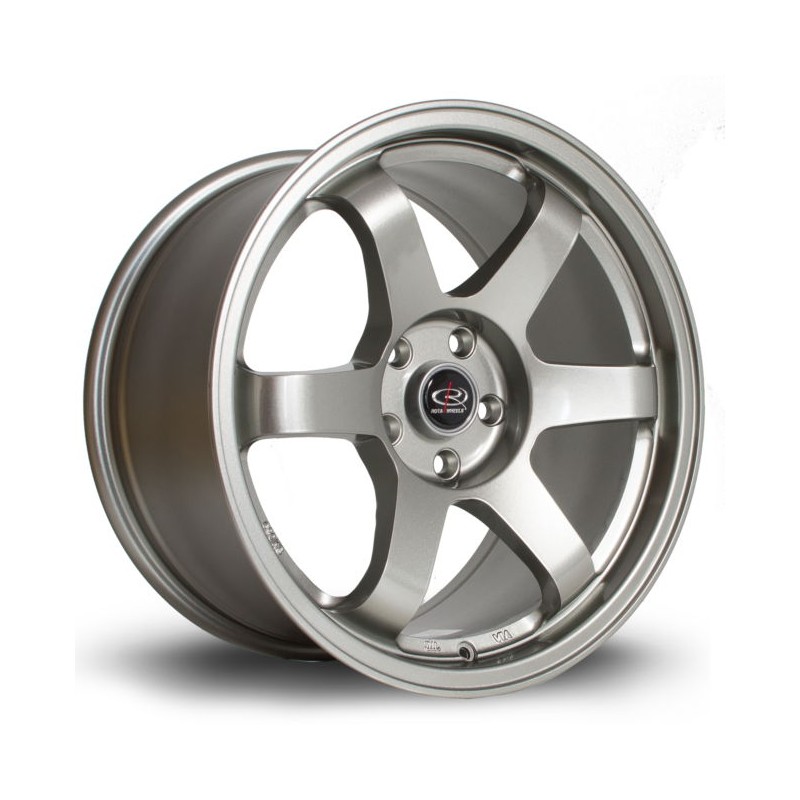 Llanta Rota Grid 17x9 5x108 Steelgrey