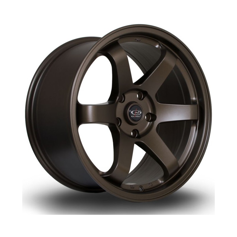 Llanta Rota Grid 18x9.5 5x114 MBronze3