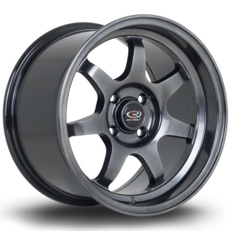 Llanta Rota K7 15x9 4x100 HBlack