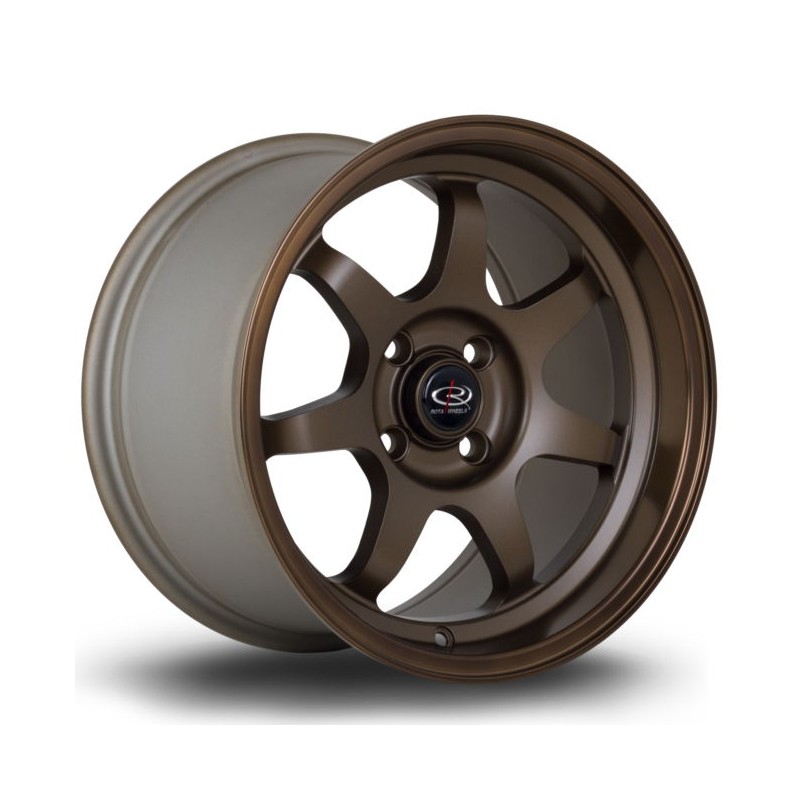 Llanta Rota K7 15x9 4x100 SBronze