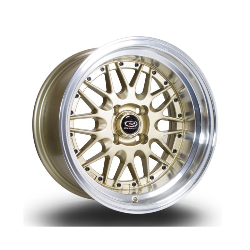 Llanta Rota Kensei 15x8 4x100 RLGold