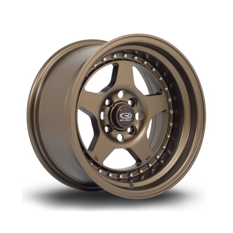 Llanta Rota Kyusha 15x8 4x100 MBronze3 Llanta Rota Kyusha 15x8 4x100 MBronze3