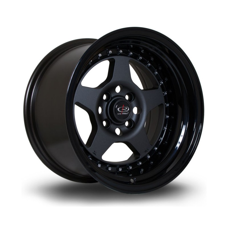 Llanta Rota Kyusha 15x9 4x114 FGMBlack