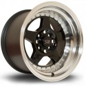 Llanta Rota Kyusha 15x9 4x114 RLBlack