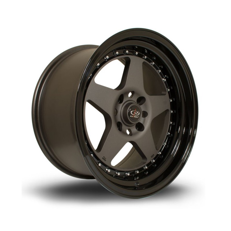 Llanta Rota Kyusha 17x9 4x108-4x100 FGMBlack Llanta Rota Kyusha 17x9 4x108-4x100 FGMBlack